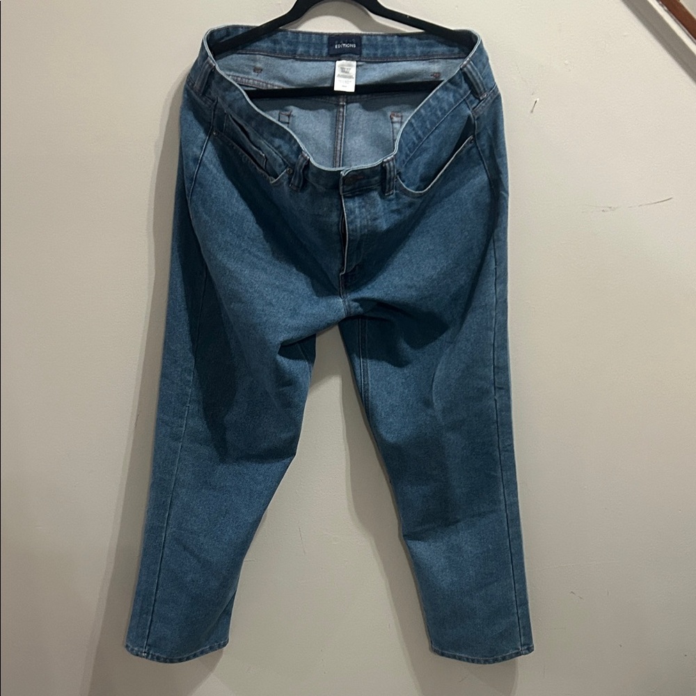 Basic Editions Blue Relaxed Jeans for Men